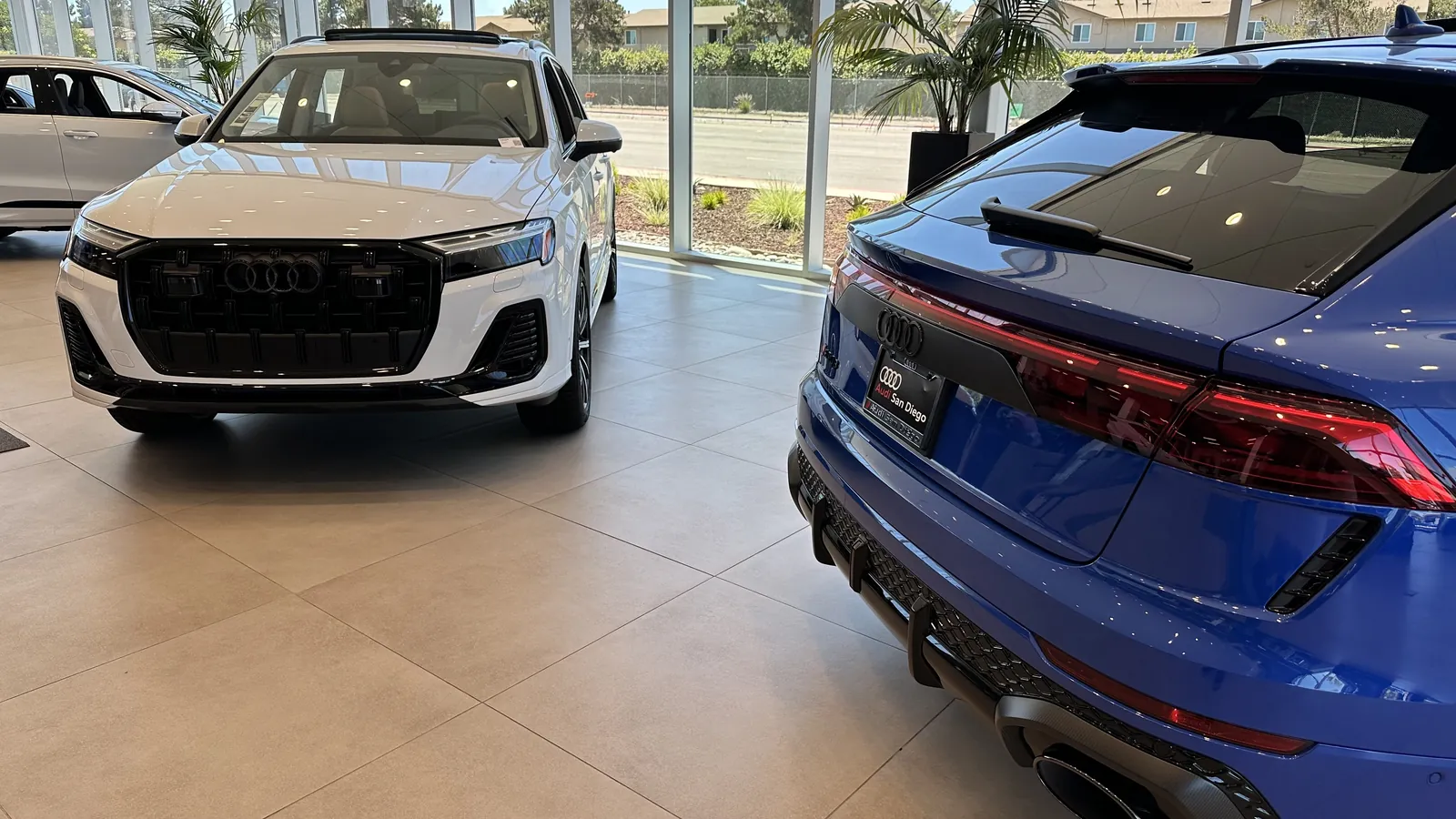 Audi showroom floor