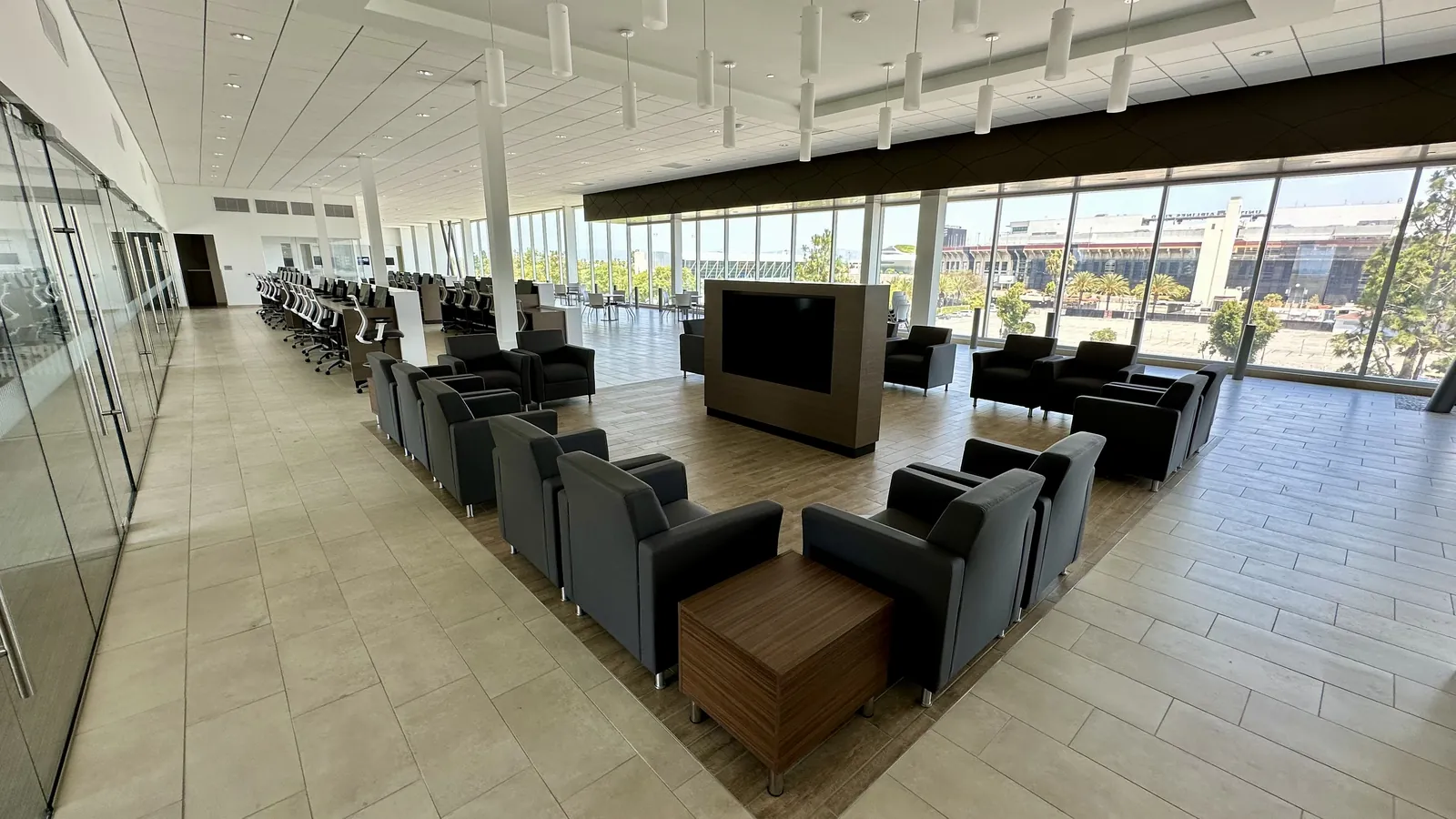 Dealership customer lounge