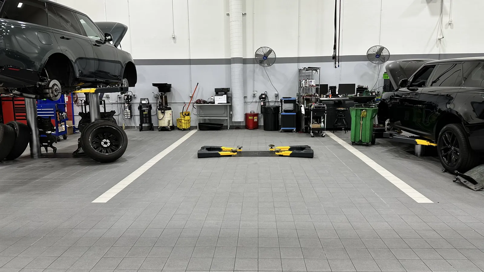 Service center bays