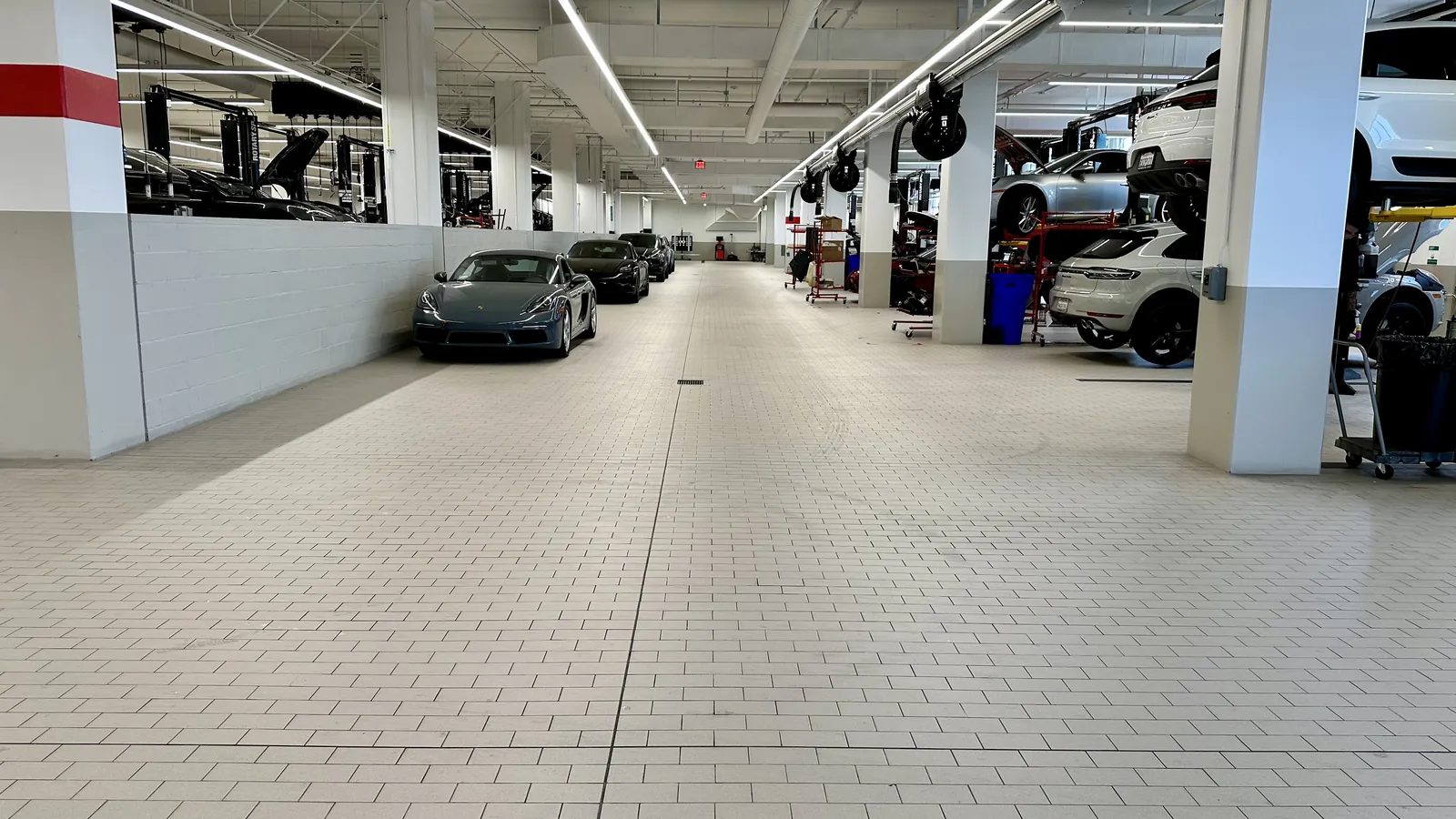 Service department — commercial tile