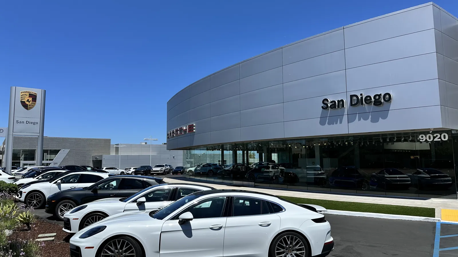 Porsche San Diego frontage