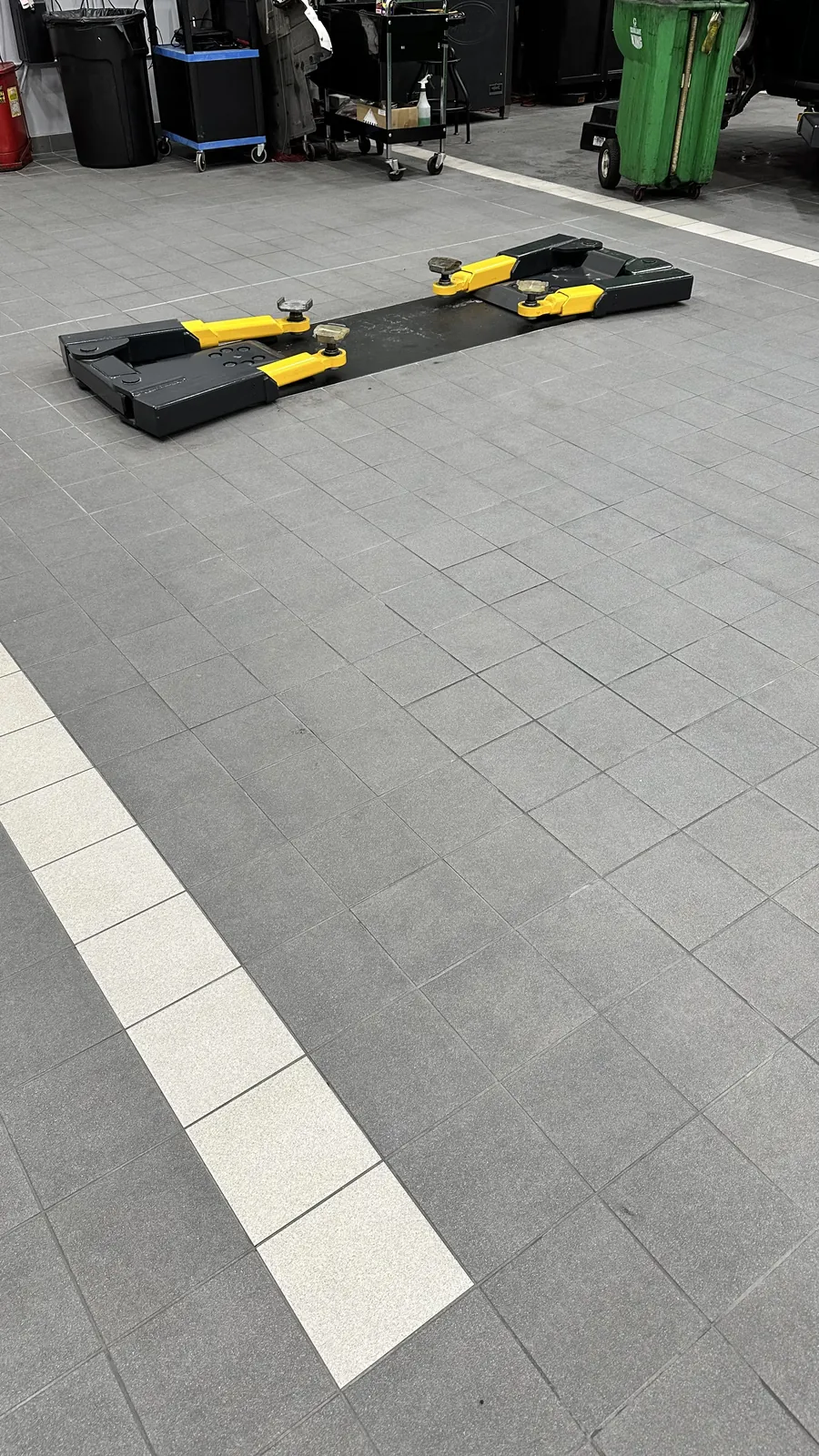 Precision tile layout